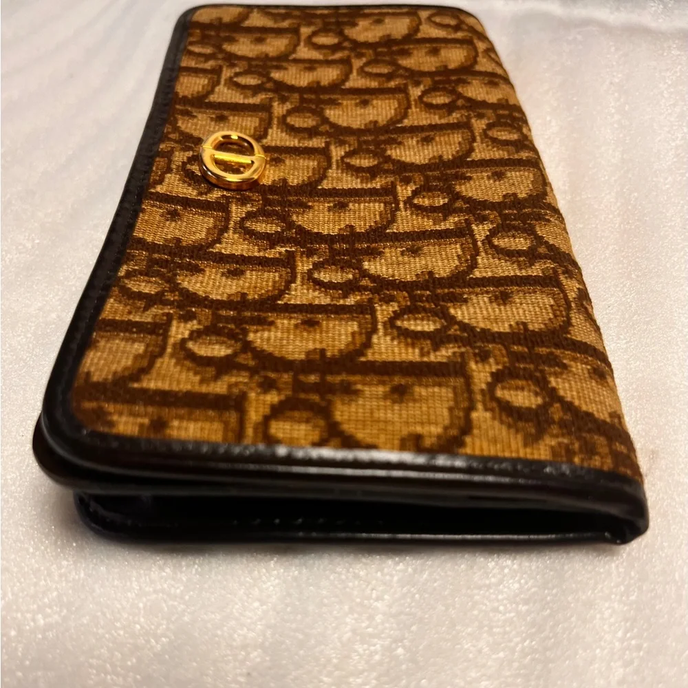 Dior 30 Montaigne Trotter Dior Oblique Monogram Jaquard Canvas Clutch Wallet